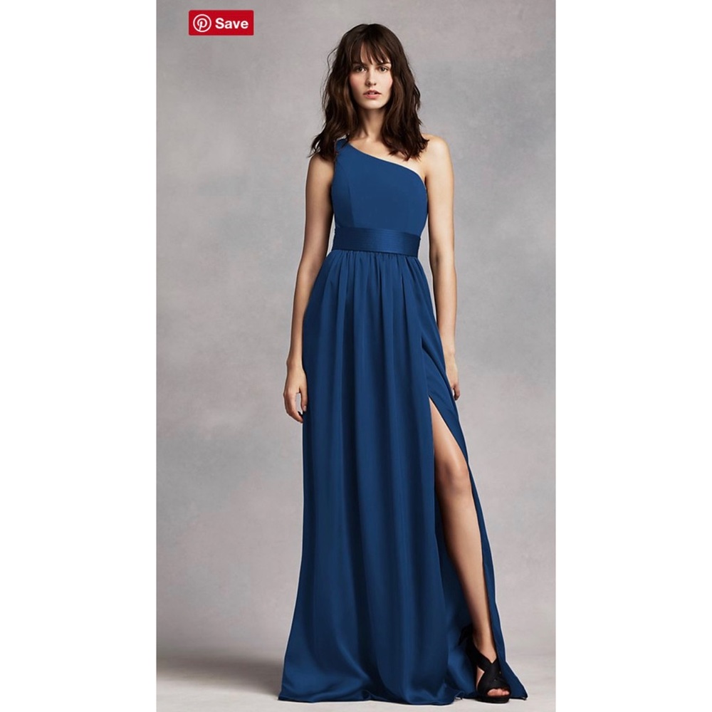 Vera Wang One Shoulder Bridesmaid Dress